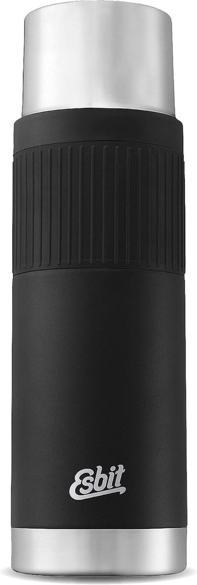 Geïsoleerde RVS Thermosfles 1 Liter - Warmhoudfles met Dubbelwandig Staal en Bekerdeksel