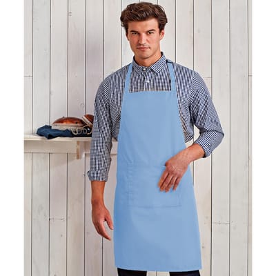 Premier Dames/Dames Kleuren Bipschort Met Zak / Werkkleding (Middenblauw)