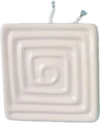 Infrarood Verwarmingselement - Elektrisch Paneel - Vacuüm Vormen - Efficiënte Warmte - 120x120 mm - Wit