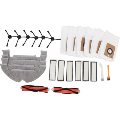 Stofzuigeraccessoires Hoofdborstel Stofzak Filterdoek Zijborstel Stofzuiger Vervangingsonderdelen voor Dreame white