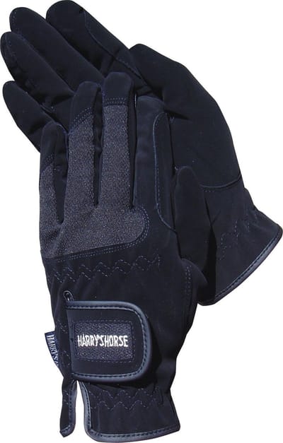 HARRY'S HORSE RIJHANDSCHOENEN DOMY MESH Zwart