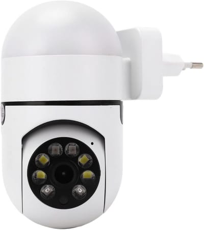 Beveiligingscamera Buiten - Draadloze Camera - Huisbewaking Thuis - Full Colour Nachtzicht - 2MP HD Resolutie - Wit