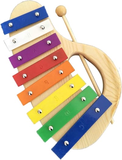 Klokkenspel Achtkleurig - Xylofoon Percussie - Muziek Leren - Professioneel Afgestemd - 8 Tonen - Aluminium Plaat