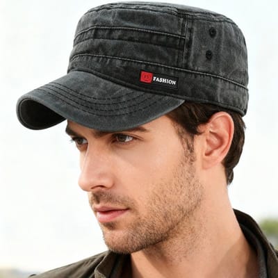 Casquette de baseball vintage style vintage lavée, Casquette à visière canard réglable pour le printemps et l'été en extérieur, Convient aux hommes et aux femmes Adjustable beige