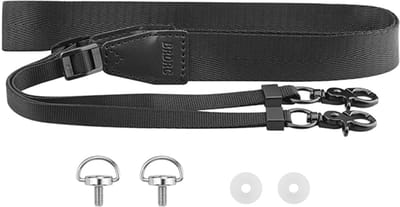Dailygoody - Nekband verstelbaar - Sleutelkoord - Voor afstandsbediening - Zwart - Sling touw - Inclusief schroeven en gespen - Geschikt voor Mini...