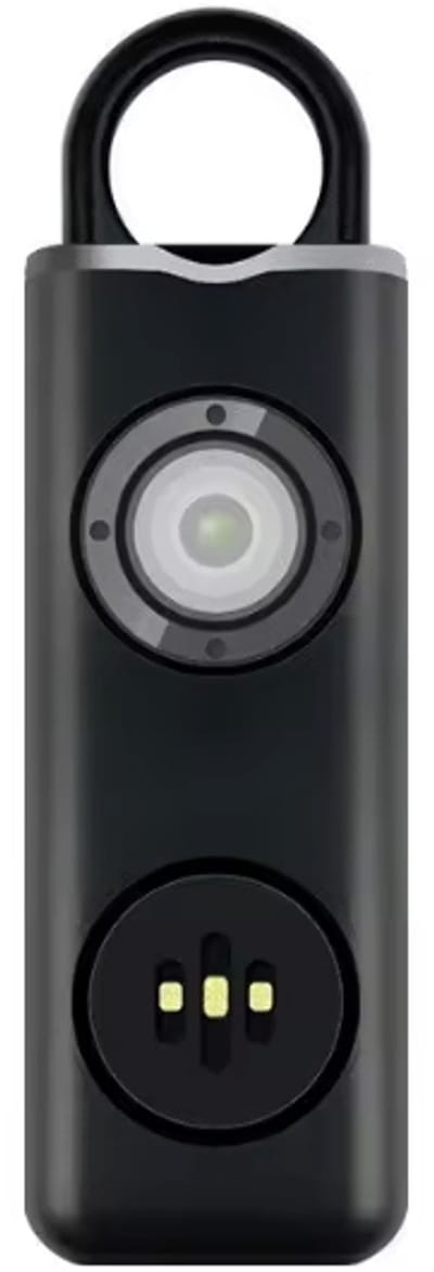 Luxyana® Pro Alarm Sleutelhanger - Effectieve Zelfverdediging - Zwart - USB Oplaadbaar - Makkelijk te bedienen en mee te nemen - Vooral geschikt als alarmknop voor ouderen, vrouwen en meisjes
