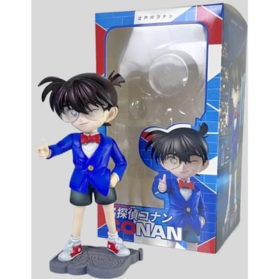 Conan GK Kind Schooluniform Conan Figuur Decoratief Item, Detective Jongens Conan Ai Haibara Anime Figuur Model 14cm