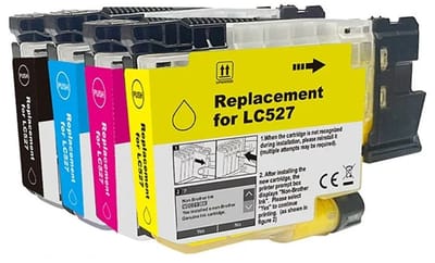 Inktcartridges Geschikt voor Brother LC-527 | Multipack van 4 stuks Geschikt voor Brother MFC-J4350DW - J4550DW