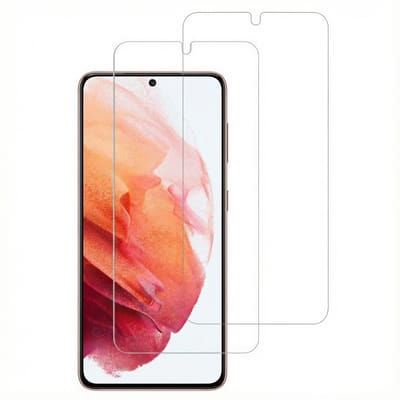 Accezz Screen Protector - Geschikt voor Samsung Galaxy S21 - 2 Pack Glass Screenprotector