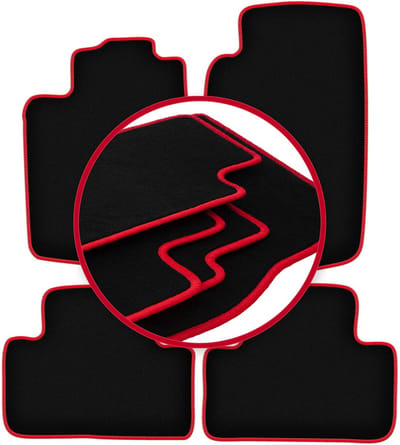 CARLUX-RED automatten voor: Renault Laguna III coupé (2007-2015)