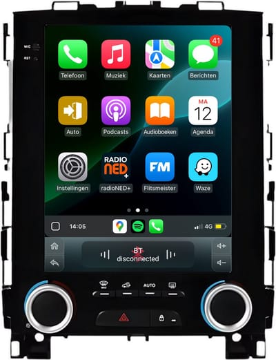CarPlay autoradio geschikt voor Renault Mégane 4 | 2016 t/m 2025 | Android 13 | Draadloos Apple CarPlay & Android Auto | 9 inch | 2GB + 32GB | QuadCore processor | Cartronix CTX-9012 | 2016 2017 2018 2019 2020 2021 2022 2023 2024 2025 | Bluetooth