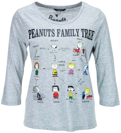 Princess goes Hollywood • t-shirt Peanuts family • maat 36