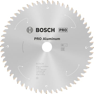 Bosch PRO Aluminium snoerloos blad voor cirkelzagen 184 x 2 x 20 mm - 2608837768
