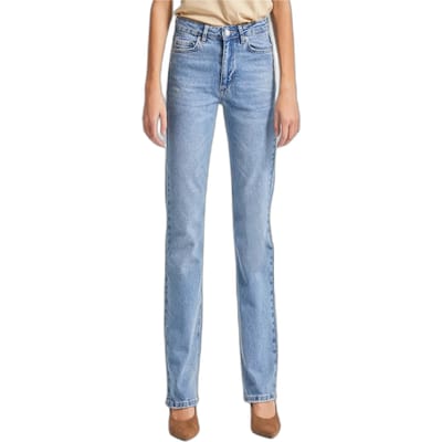 It's Basic - Straight High Rise Jeans - Aqua