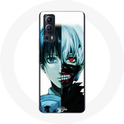 Coque Vivo Y72 Tokyo Ghoul Visage Moitié