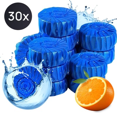 K&G Toiletblokjes Inbouwreservoir - Orange - 30 Stuks - Stortbak WC Blokjes