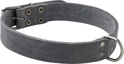 Adori Halsband Vetleder Met Print Grijs - Hondenhalsband - 50x2 cm