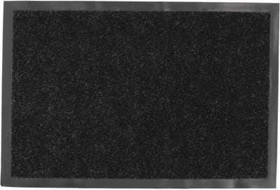 Luance Deurmat - zwart - 60 x 40 cm - voor binnen - PVC / polyester - droogloopmat