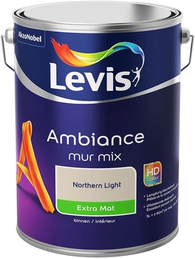 Levis - Ambiance Mur Extra Mat Mix - Northern Light - Mengverf - 5 L