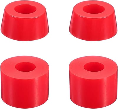 Skateboard Bussen Set - Longboard Truck Bussen - Skateboard Onderhoud - PU Materiaal Duurzaam - 23 x 16 mm - Rood