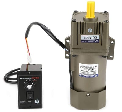 Asynchrone Versnellingsmotor - Vertragingsmotor Motor - Industriële Toepassingen - Instelbare Snelheid - 90 W 220 V - Metaal