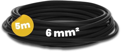 Flexibele Elektrische Aderkabel H07V-K 6mm² - 5 Meter Enkele Stroomdraad voor Installatie