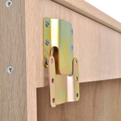 vidaXL - 8-delige - Badkamermeubelset - met - wastafel - beige