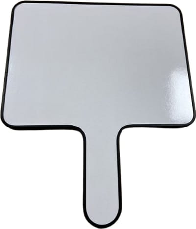 Whiteboard - Bedekt antwoordbord - Verzamelbaar knutselbord - Draagbare magnetische whiteboardpeddel - Antwoordbord - Droog uitwisbare paddle - Droog uitwisbaar whiteboard