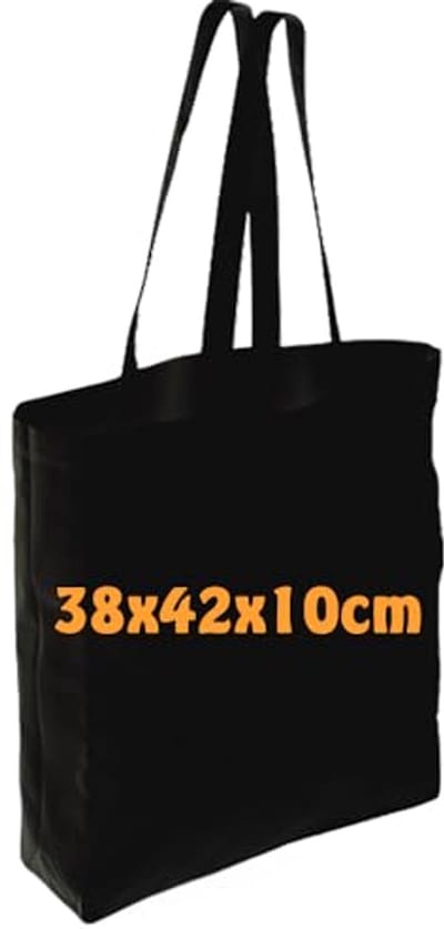 Duurzame Boodschappentassen 38 x 42 cm met Lange Hengsels - Ideaal voor Personalizatie
