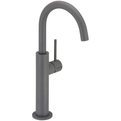 Herzbach DEEP GREY Single-lever basin mixer slim L-Size 23.203420.2.06