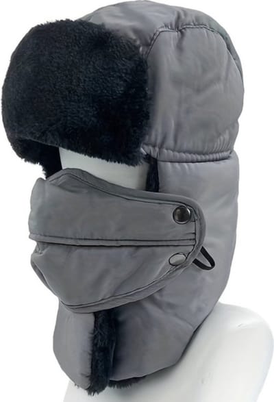 Bovista Wintermuts - Heren - Dames - Volwassenen - Muts - Ski Mask - Bivakmuts - Balaclava - Ski Masker - Wintersport - Full Face Mask - Winter Masker - Voor Winter - Grijs