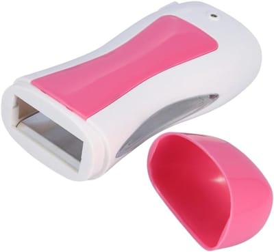 Wax Verwarmer - Ontharingsapparaat Roller - Haar Verwijderen - Dubbele Cartridge - 20 x 8 x 6 cm - Wit