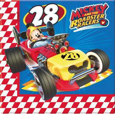 Disney Servetten Mickey Mouse 20 Stuks 33 Cm Blauw