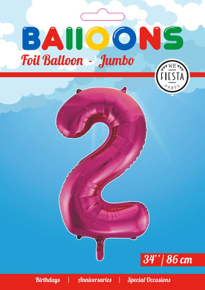 Folieballon 34" nmr. 2 - Roze