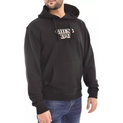 Sweatshirt geborduurde hoodie Guess