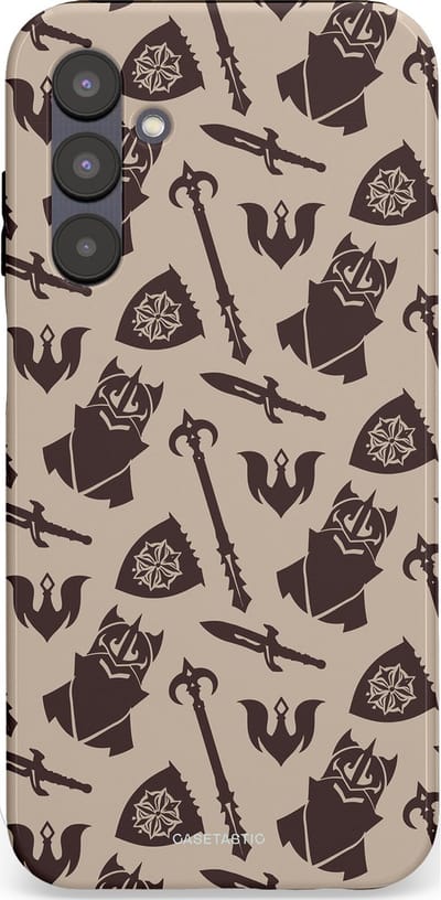 Casetastic Hoesje Geschikt voor Samsung A25 - Stijlvolle Beschermende Duo-layer Case - Eeuwige paladin