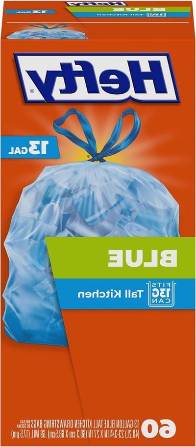 Duidelijk Keuken Drawstring 13 Gallon 60 stuks Recycling Prullenbak Vuilniszakken