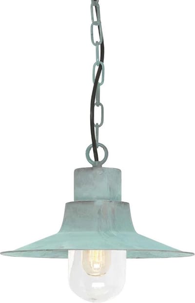 Hanglamp - Steady Lighting -  -  - E27 - L: 29.5cm - Voor Buiten - Woonkamer - Eetkamer - Verdigris