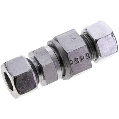 15L (M22x1.5) Elektrolytisch verzinkt Stalen Terugslagklep Snijring 0.2-250 bar ISO 8434-1