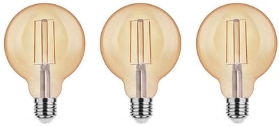 Asalite LED Lamp G95 E27 Fitting - 7W = 50W - 650 Lumen - 2000K Warm Wit Licht - Niet Dimbaar - 220-240V - 3 stuks