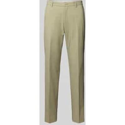 Regular fit pantalon met fijne geweven structuur