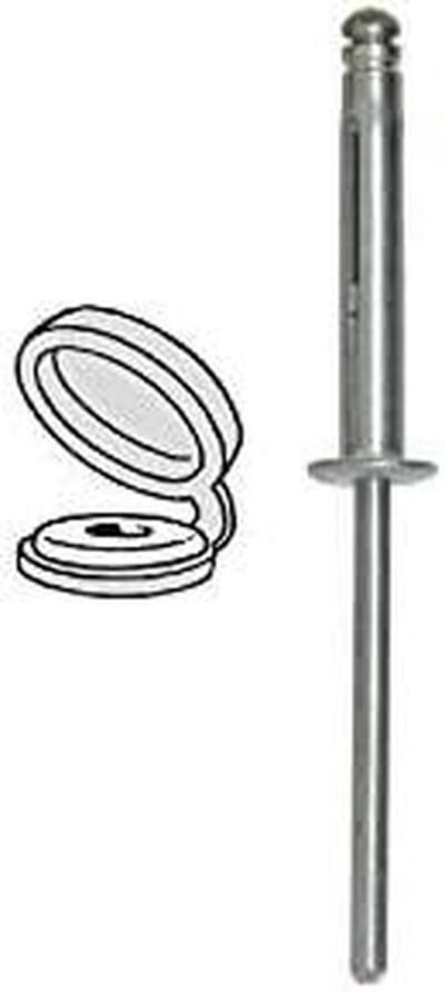 Bevestigingsnieten - Blindklinknagels - Auto reparatie - Aluminium materiaal - 150 stuks - Wit