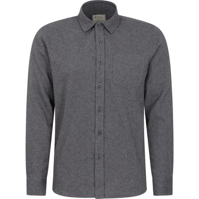 Mountain Warehouse Heren Bamford gemêleerd overhemd (Grijs)