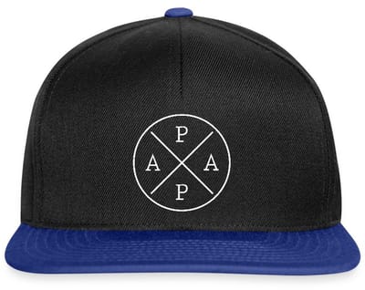Papa Minimalistisch Ontwerp | Cadeau Voor Vader | Vaderdag Snapback cap