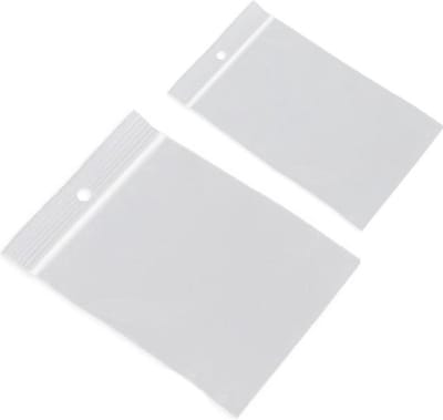 200x Gripzakjes/verpakkingszakjes 60 x 80 mm en 40 x 60 mm - 6 x 8 cm en 4 x 6 cm - Luchtdichte zakjes met gripsluiting/druksluiting - Plastic hersluitbare verpakkingen