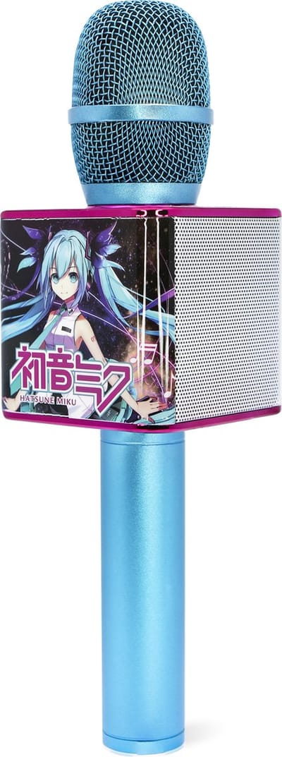 Hatsune Miku - draadloze karaoke microfoon voor kinderen - met speaker - met stemopname