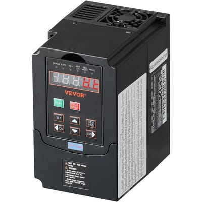 VFD 2PK, 1,5KW, 7,5Amp 220V 1 of 3-fase Ingang naar 3-fase Uitgang 0-400Hz