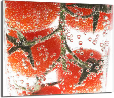 TMK ArtDeko Serie - Glazen Beschermplaat - 60x52 cm - Pomidor