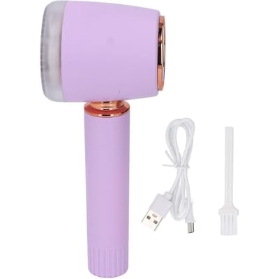 Stofscheerapparaat USB Oplaadbaar 6 Mesjeskop LED Digitaal Display 2 in 1 Stofpluizenroller gray