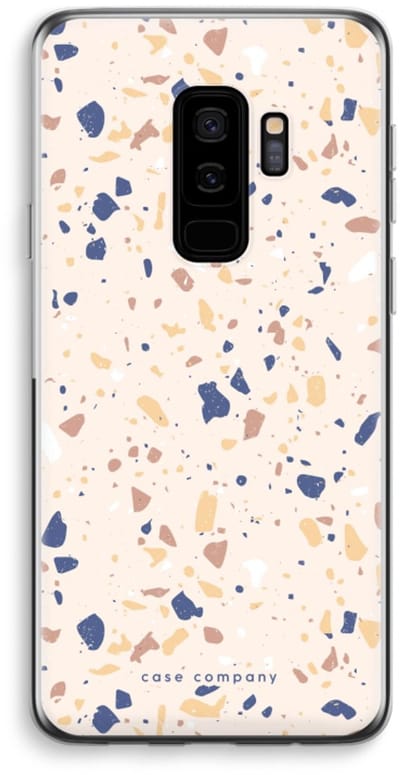Case Company® - Hoesje geschikt voor Samsung Galaxy S9 Plus hoesje - Terrazzo N°23 - Soft Cover Telefoonhoesje - Bescherming aan alle Kanten en Schermrand